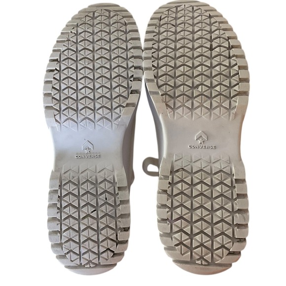 Converse Chuck Taylor AllStar Lugged High Top Canvas White Platform Sneakers 6.5 - Picture 8 of 13